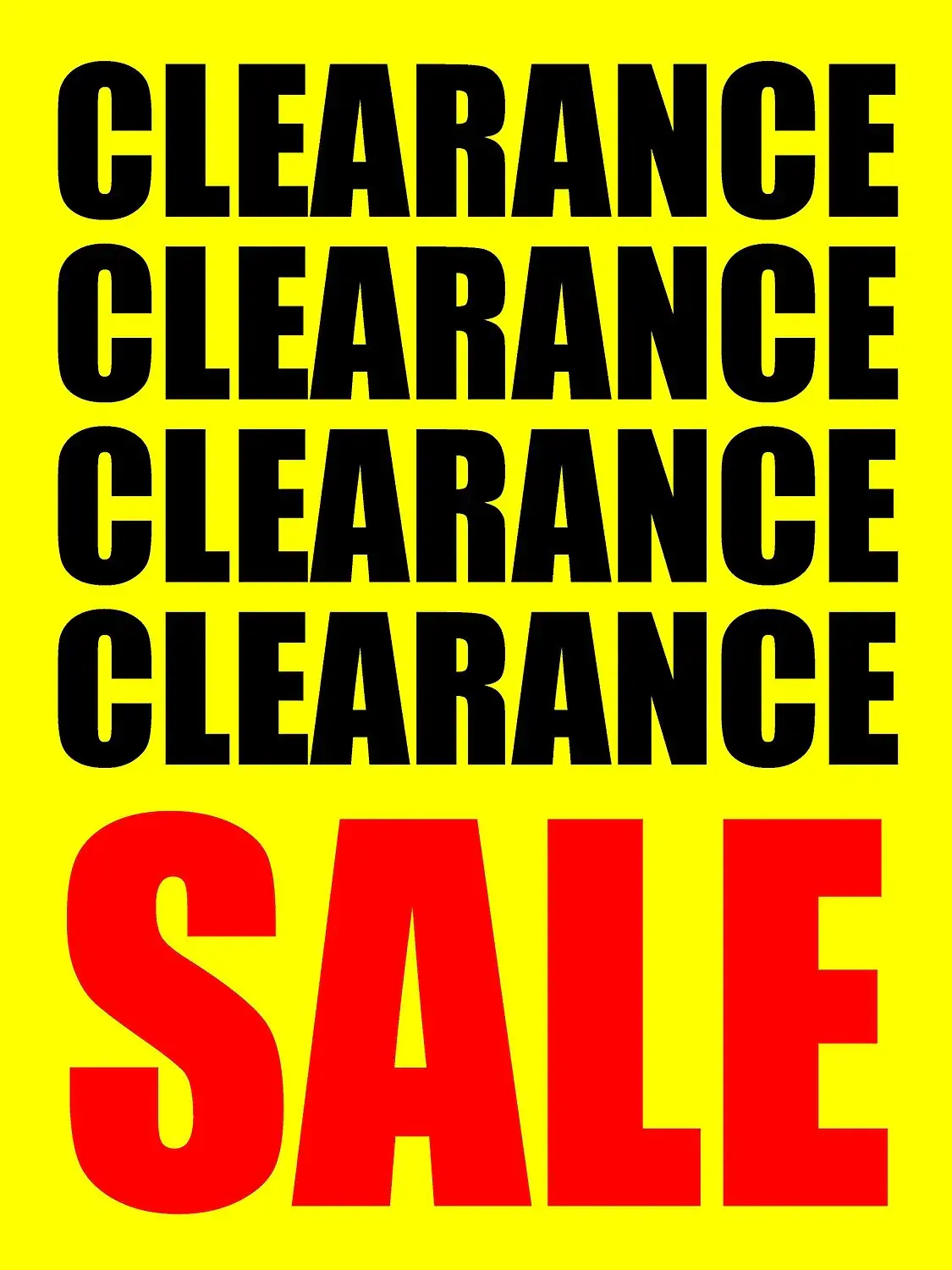 Store Clearance